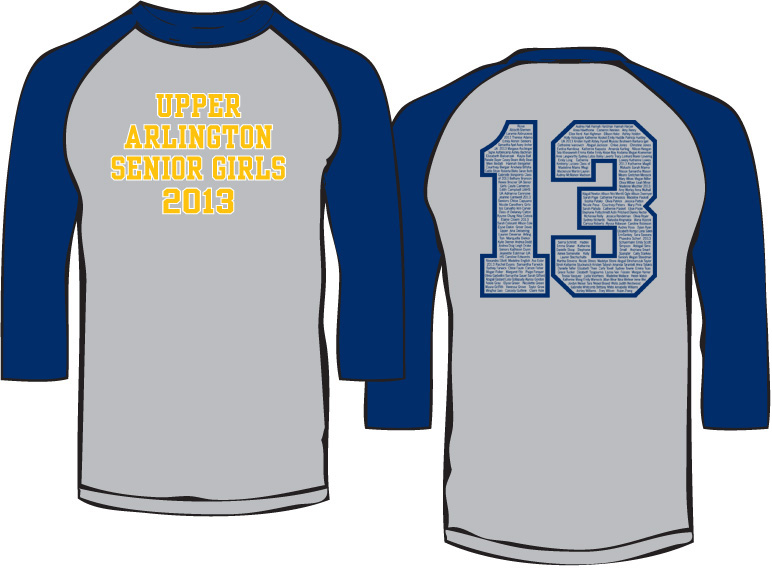 baseball jersey senior shirts